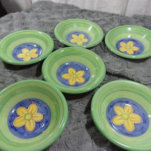 COPY - H-52 BOM 1 BY BOB MACKIE SET OF 6 RIM SOUP BOWL